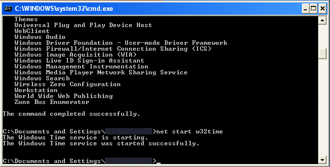 04_net start w32time